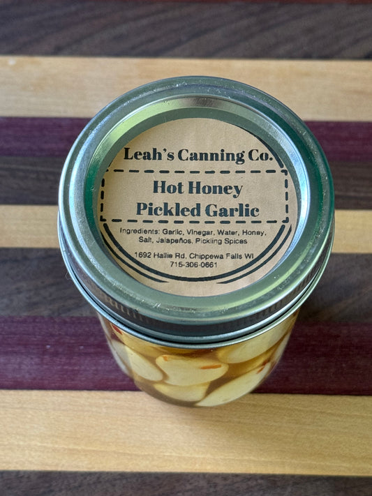 Hot Honey Pickled Garlic